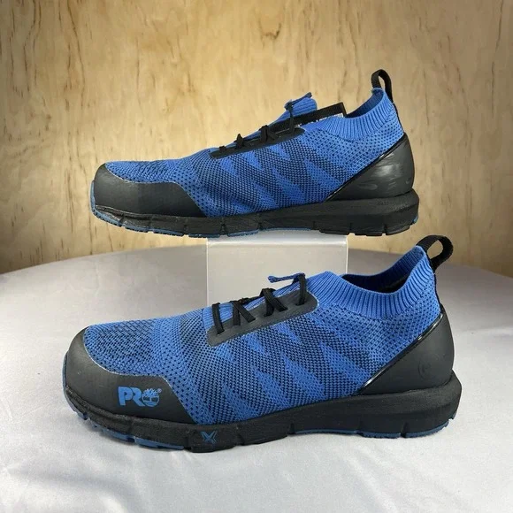 Timberland PRO Radius Men's 10 Slip-On Safety Toe Knit Work Shoes Composite Toe - Picture 1 of 16